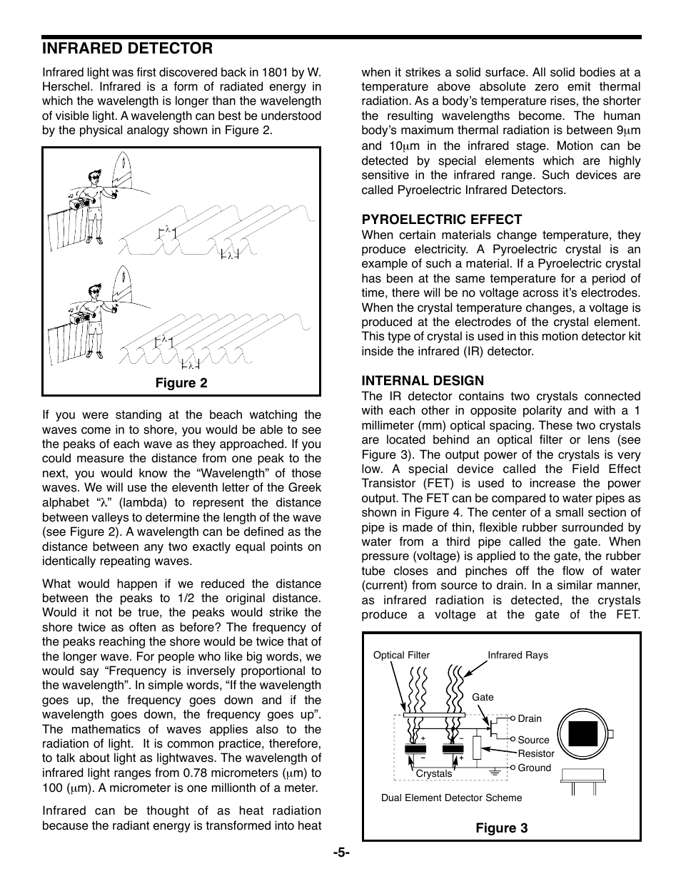 Infrared detector | Elenco Motion Detector Kit User Manual | Page 6 / 20