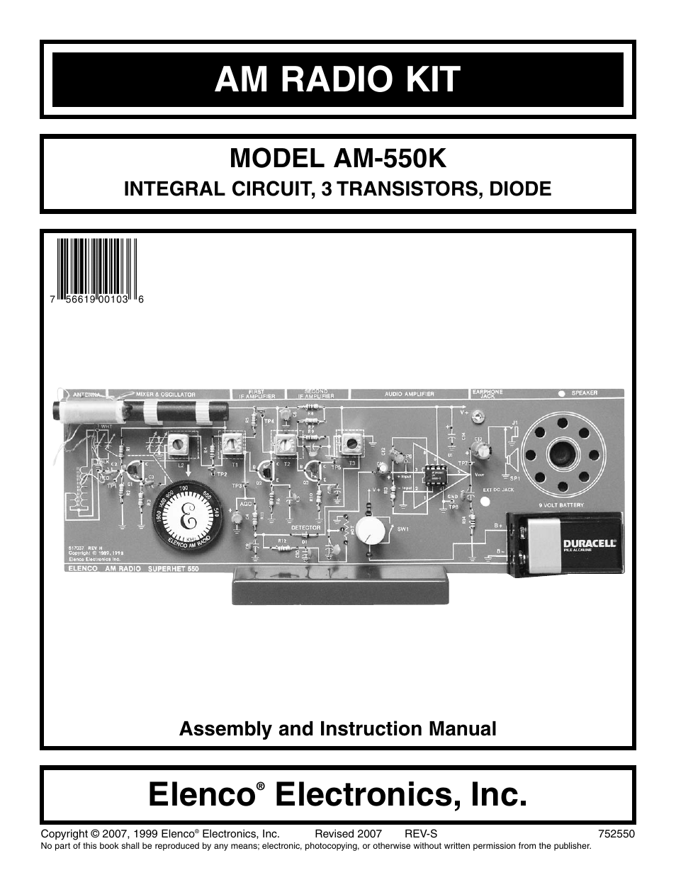 Elenco AM Radio Kit User Manual | 32 pages