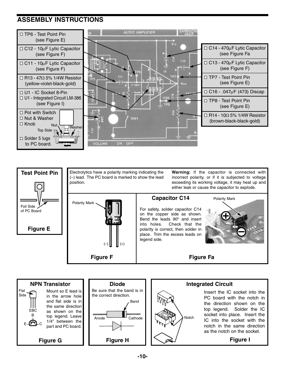 Assembly instructions | Elenco AM Radio Kit User Manual | Page 11 / 32