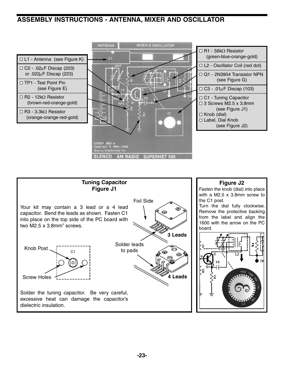 Elenco AM Radio Kit User Manual | Page 24 / 32