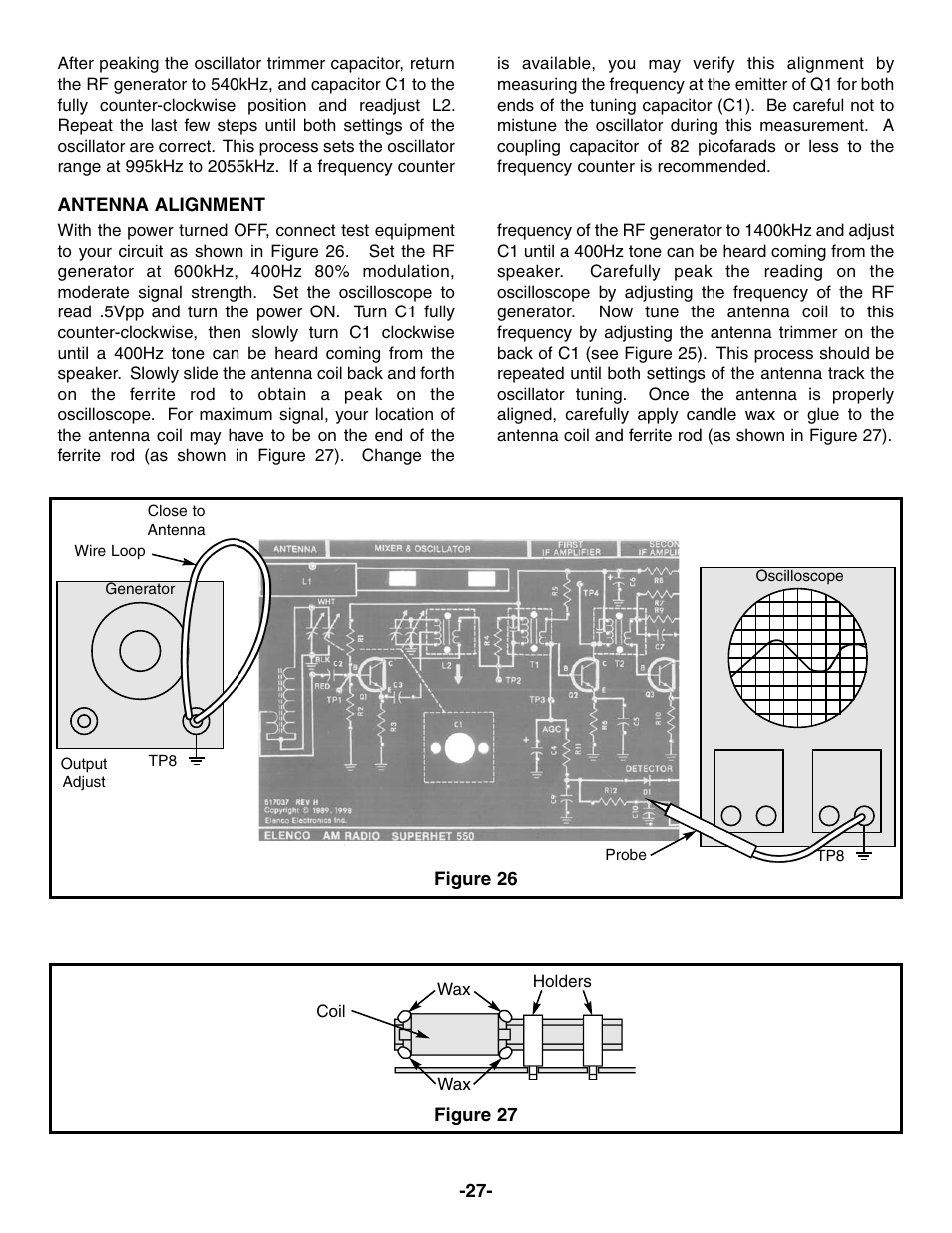 Elenco AM Radio Kit User Manual | Page 28 / 32