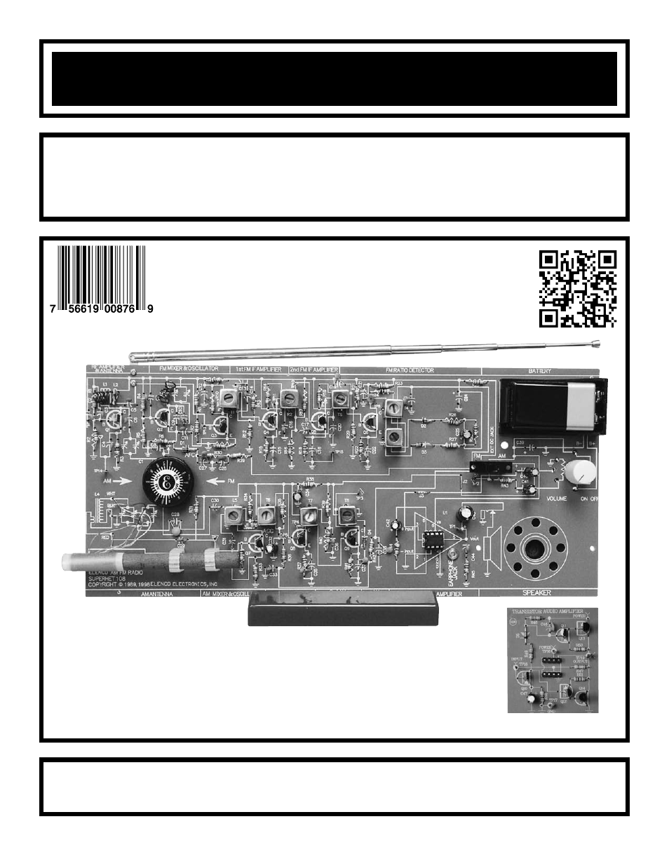 Elenco AM/FM Radio Kit User Manual | 64 pages