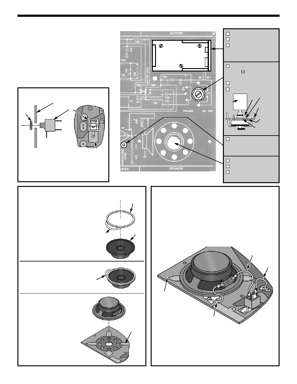 Assembly instructions, Figure e figure f, Figure g | Elenco AM/FM Radio Kit User Manual | Page 10 / 64