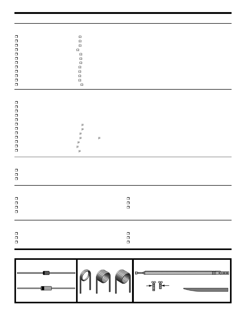 Parts identification, Resistors, Capacitors | Semiconductors, Coils miscellaneous -40 | Elenco AM/FM Radio Kit User Manual | Page 41 / 64