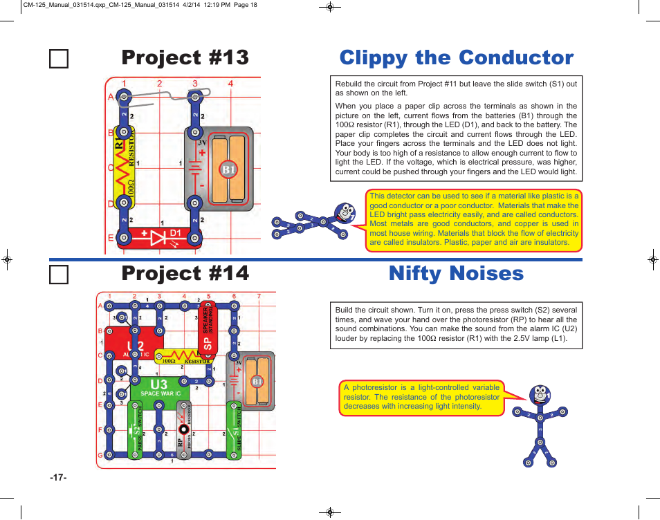 Elenco Circuit Maker Skill Builder 125 User Manual | Page 18 / 64
