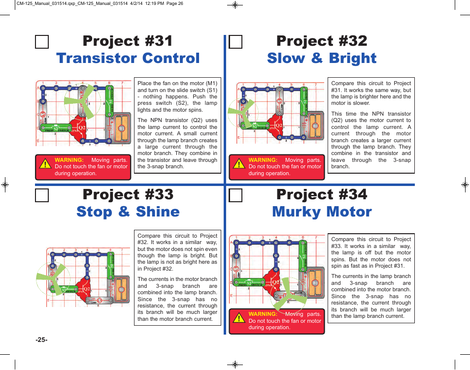 Elenco Circuit Maker Skill Builder 125 User Manual | Page 26 / 64