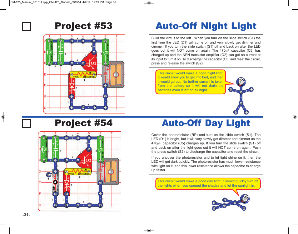 Elenco Circuit Maker Skill Builder 125 User Manual | Page 32 / 64