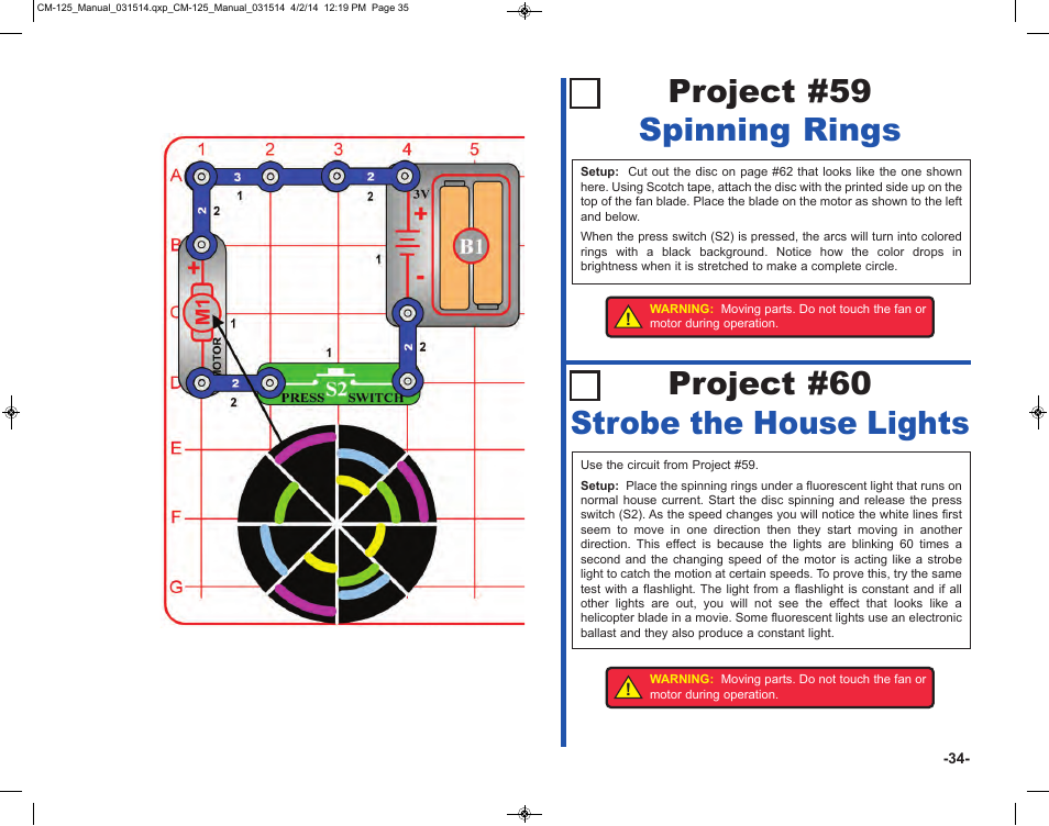 Elenco Circuit Maker Skill Builder 125 User Manual | Page 35 / 64