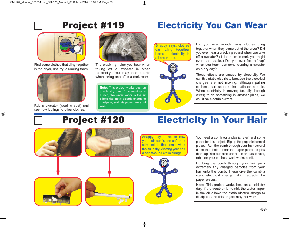 Elenco Circuit Maker Skill Builder 125 User Manual | Page 59 / 64