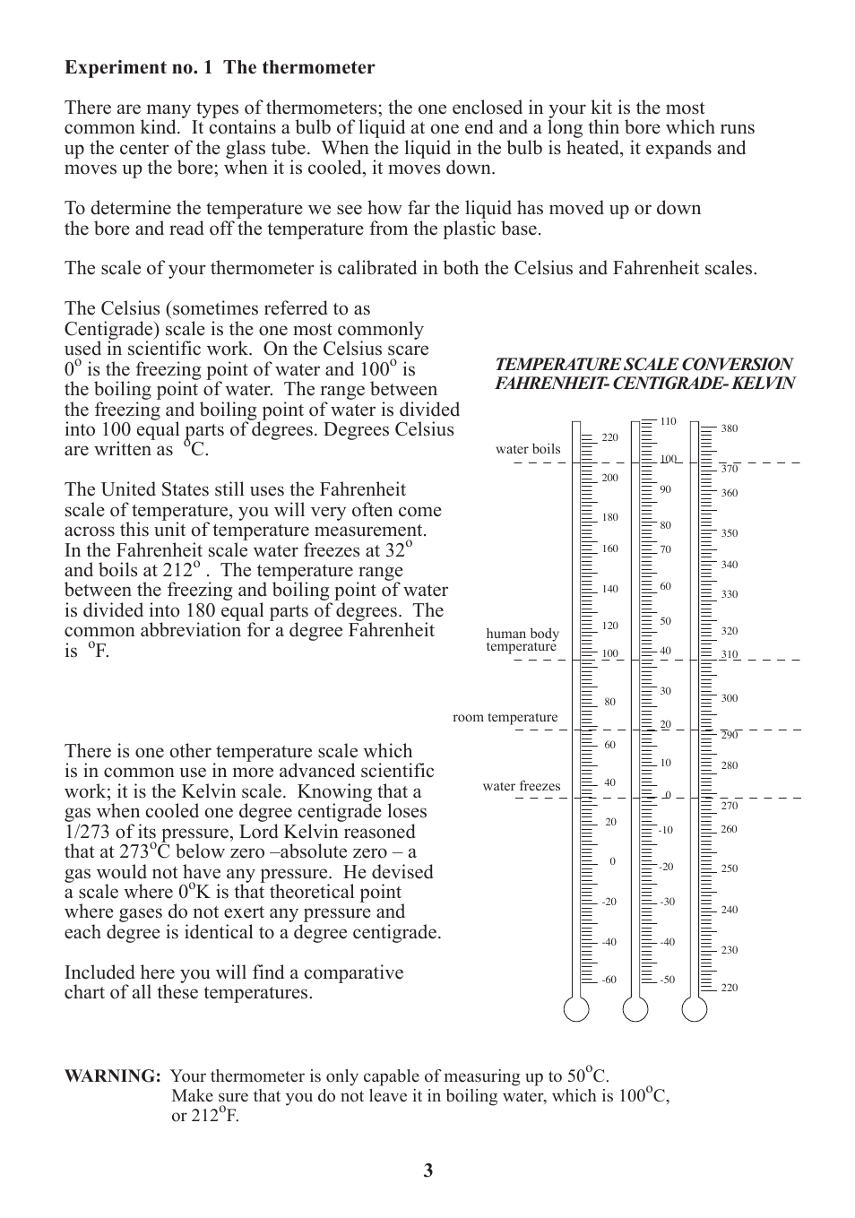 Is the freezing point of water and 100, And boils at 212 | Elenco Solar Energy User Manual | Page 4 / 16