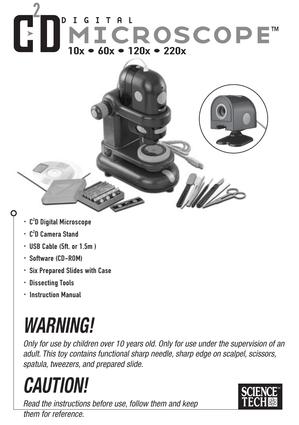 Elenco C2D Scope User Manual | 16 pages