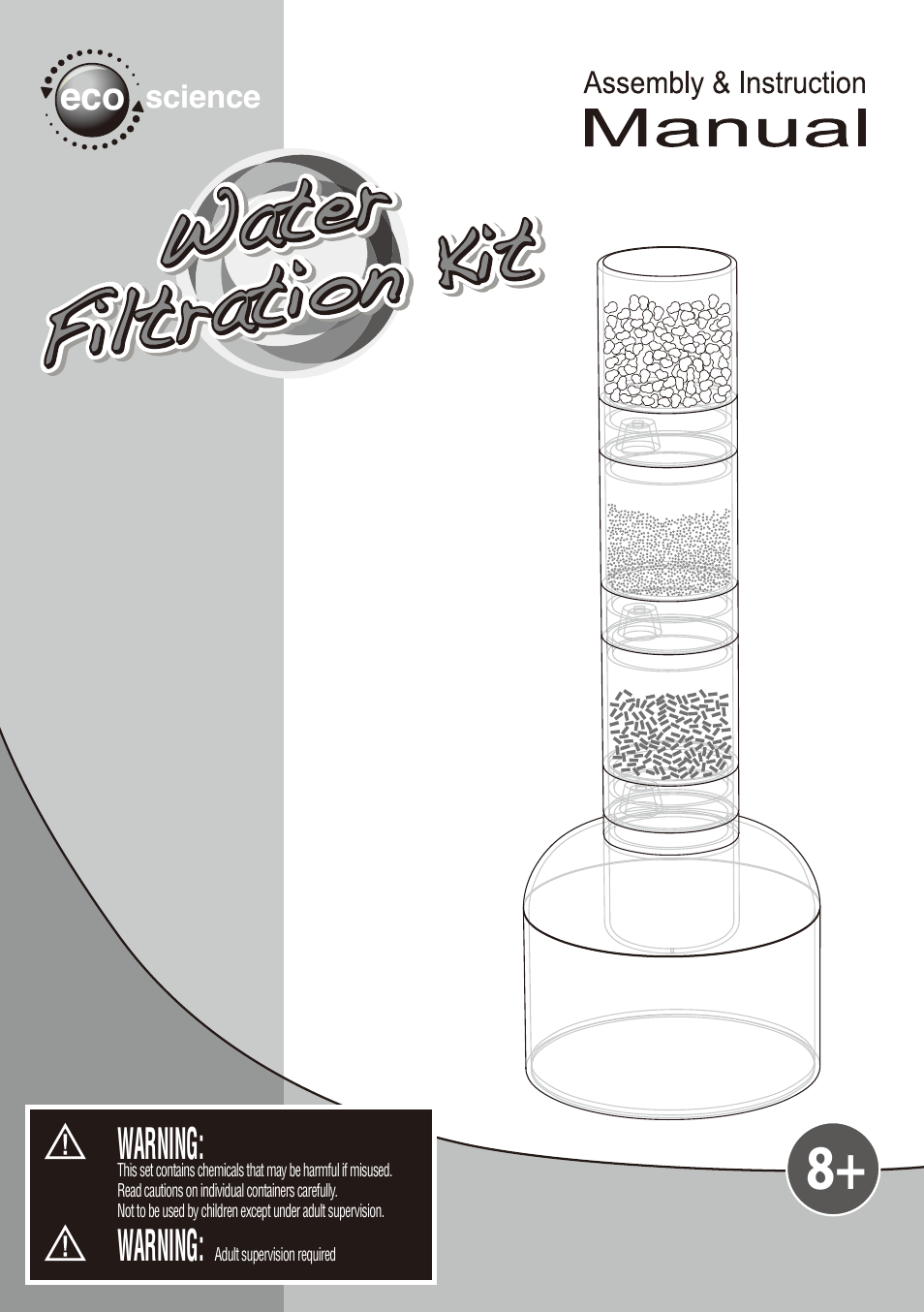 Elenco Water Filtration Kit User Manual | 8 pages