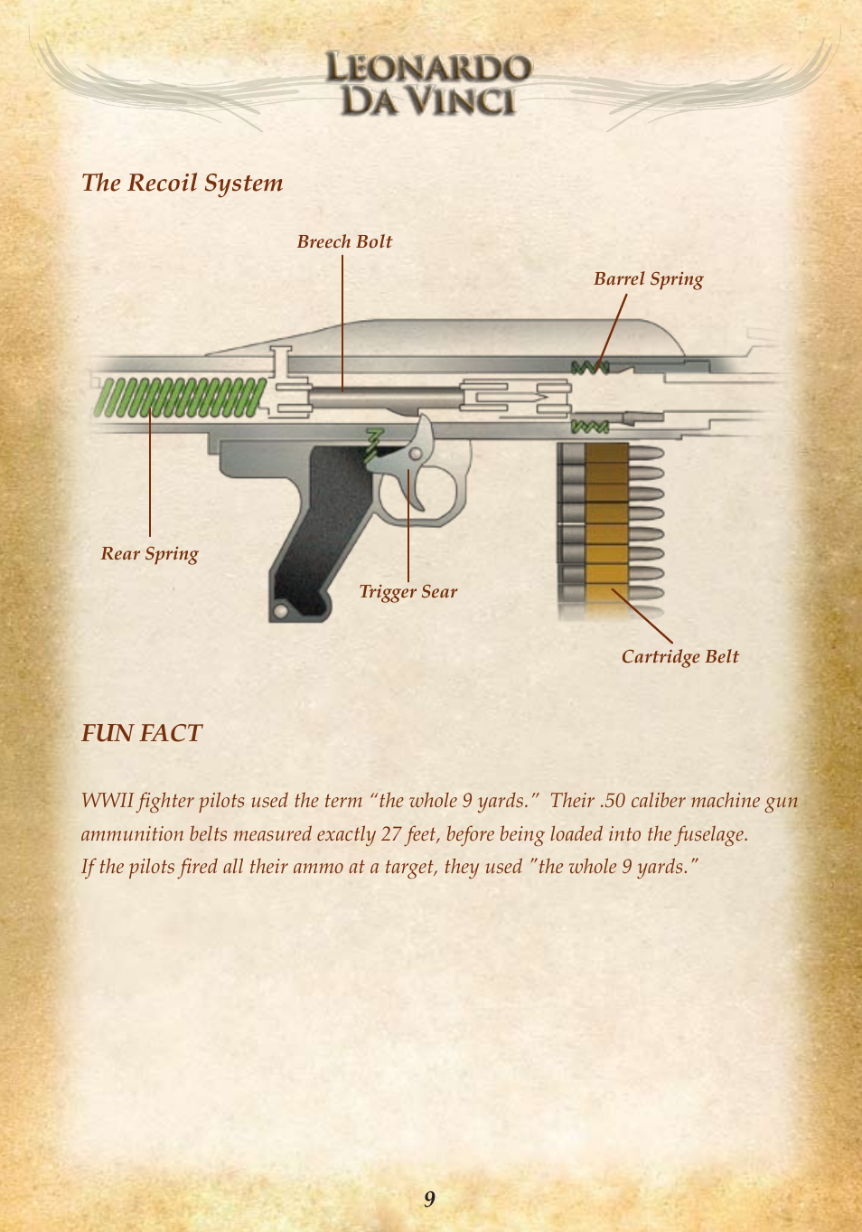 The recoil system, Fun fact | Elenco MultiBarrel Cannon User Manual | Page 11 / 20