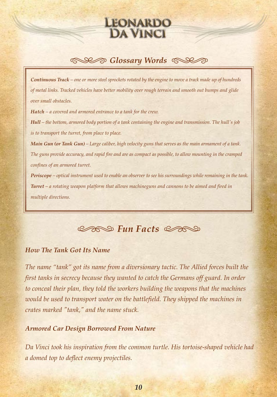 Fun facts | Elenco Armored Car User Manual | Page 12 / 24