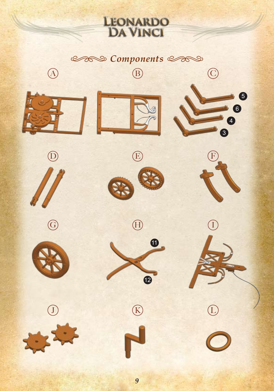 Components | Elenco SelfPropelled Cart User Manual | Page 11 / 20