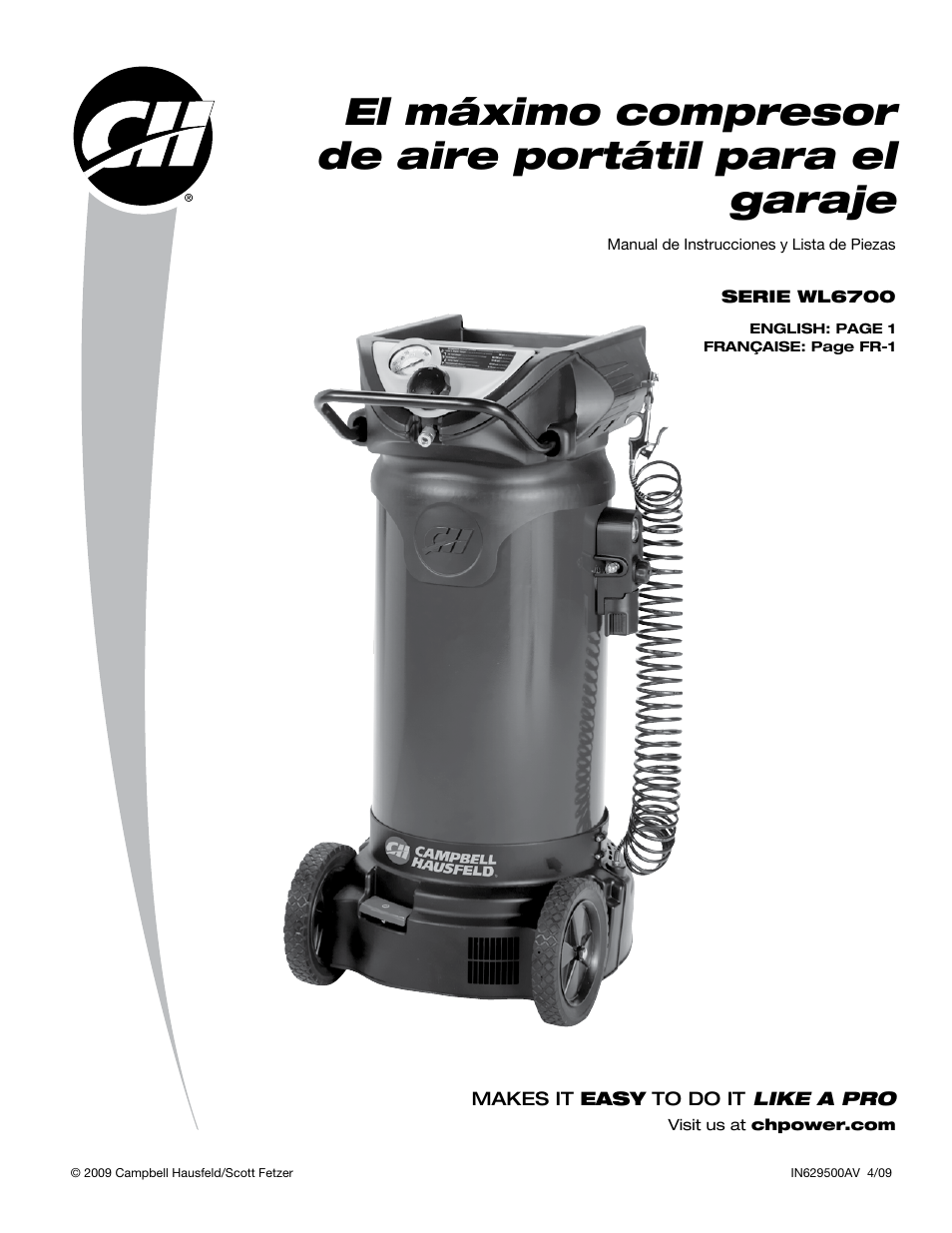 Campbell Hausfeld WL6700 Series User Manual | Page 45 / 68