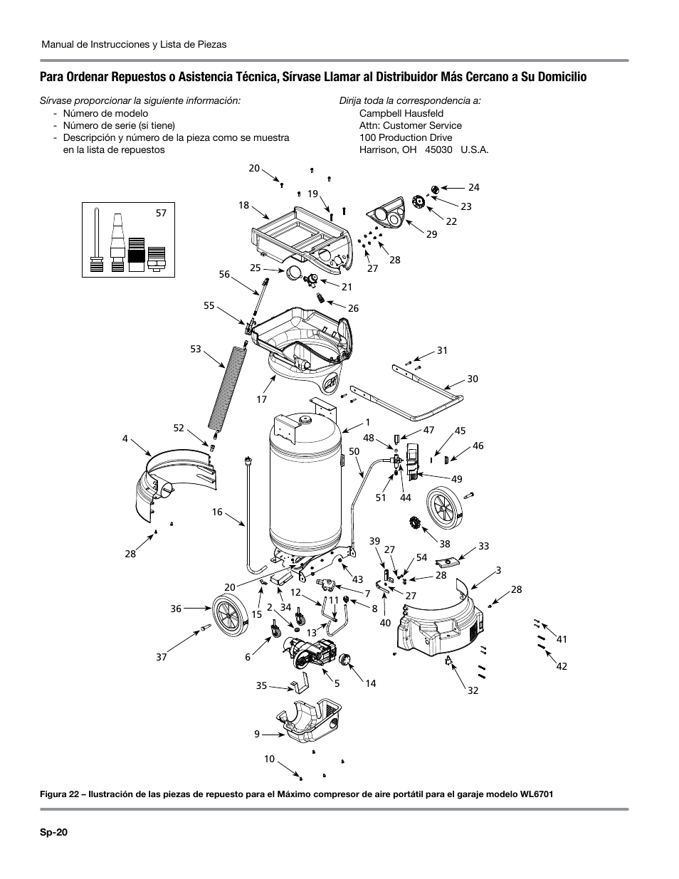 Campbell Hausfeld WL6700 Series User Manual | Page 64 / 68