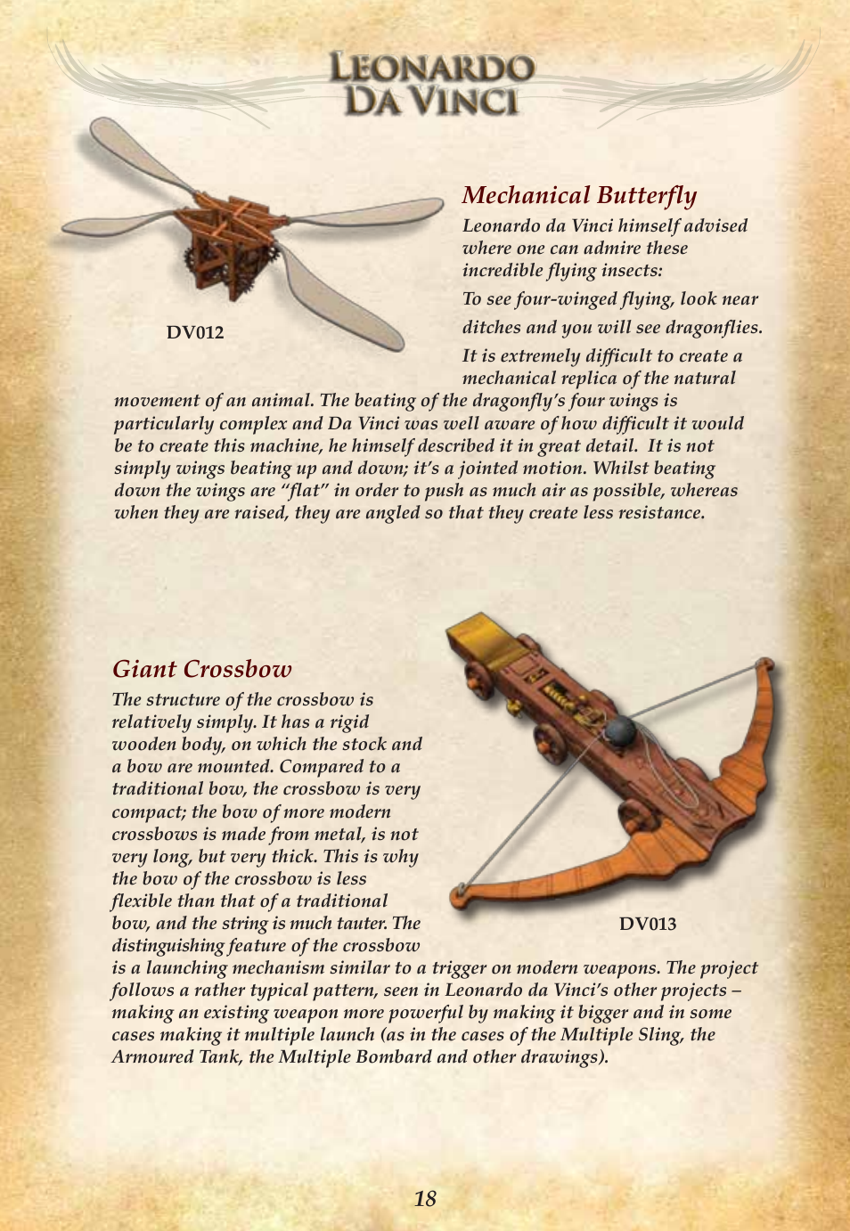 Mechanical butterfly, Giant crossbow | Elenco Mechanical Butterfly User Manual | Page 20 / 24