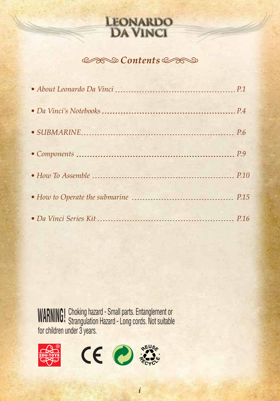Elenco Submarine User Manual | Page 2 / 24