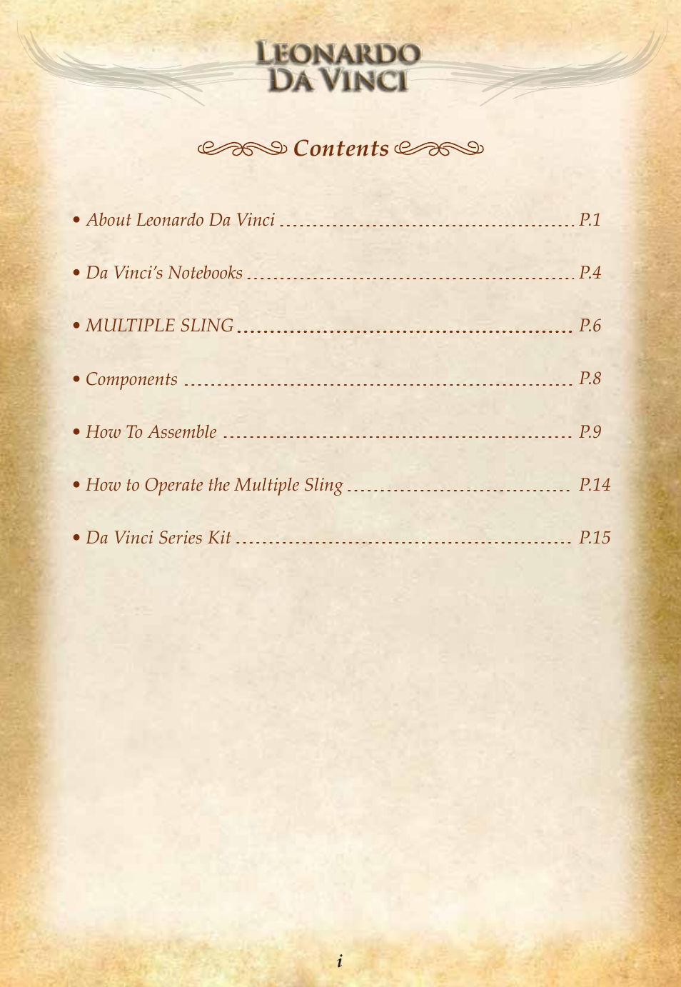 Elenco Multiple Sling User Manual | Page 2 / 24