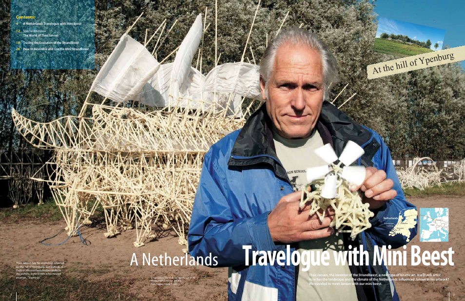 Travelogue with mini beest, A netherlands, At the hill of ypenburg | Elenco Strandbeest User Manual | Page 2 / 16