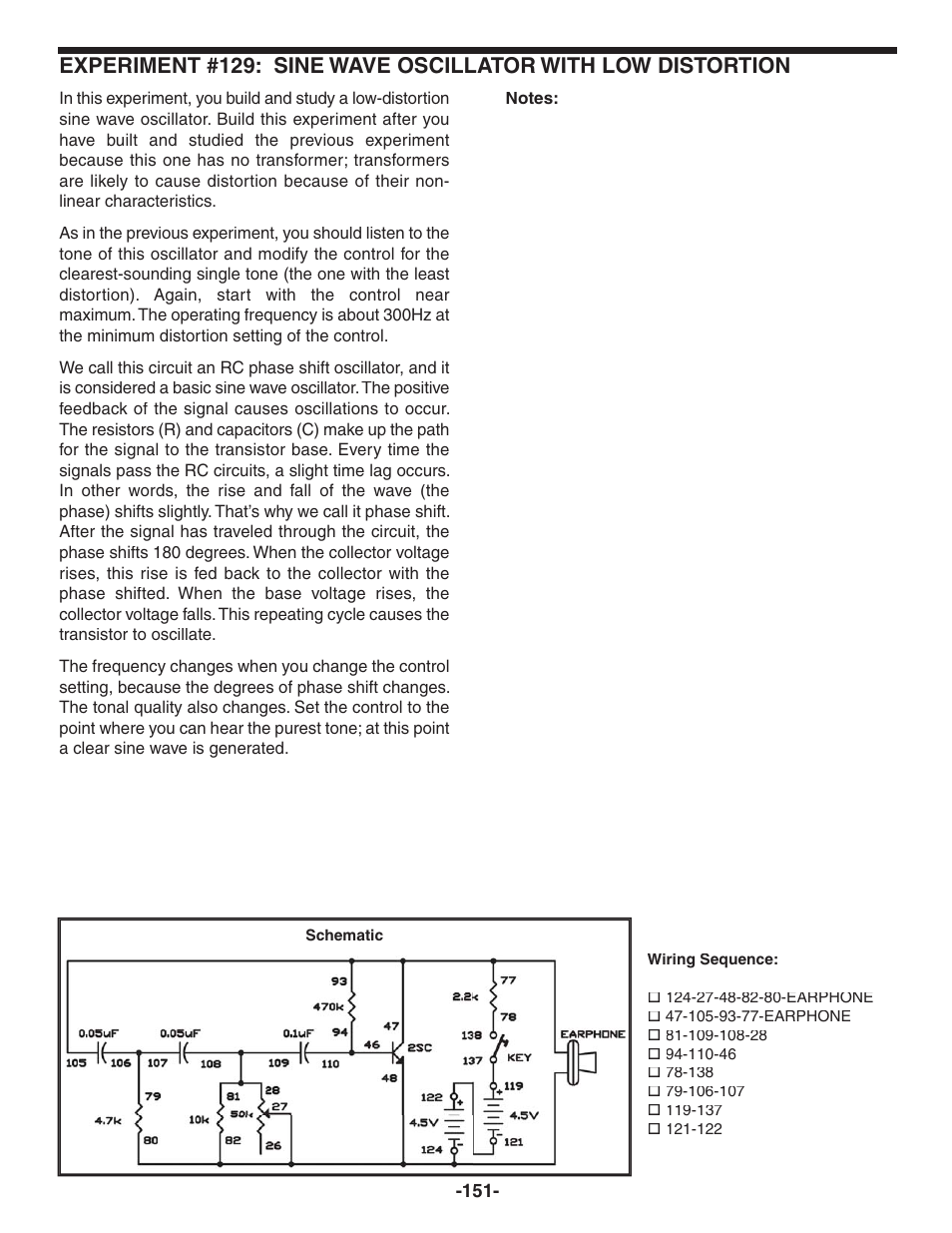 Elenco 130-in-1 Electronics Playground User Manual | Page 151 / 160