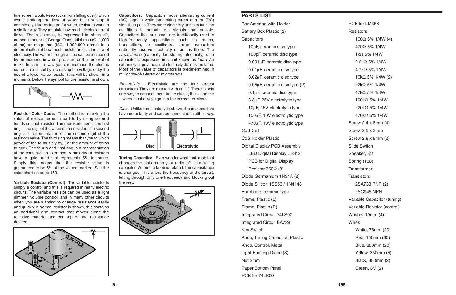 Elenco 130-in-1 Electronics Playground User Manual | Page 6 / 160