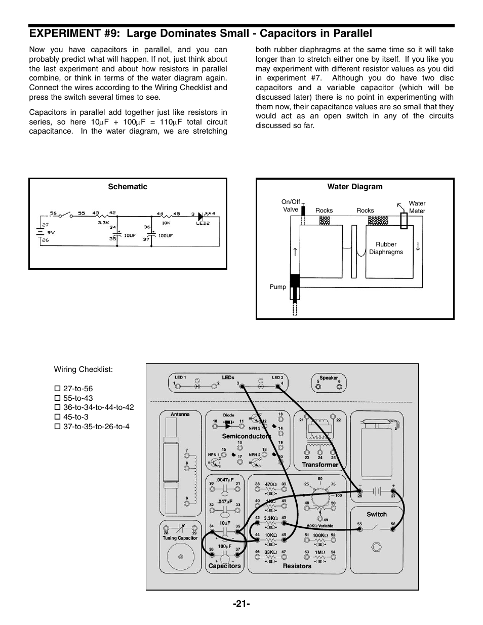 Elenco Electronic Playground 50-in-1 Experiments User Manual | Page 21 / 72