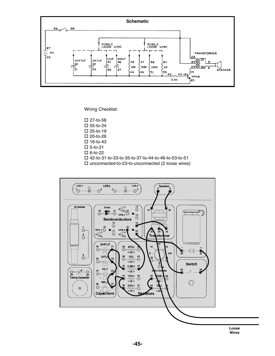 Elenco Electronic Playground 50-in-1 Experiments User Manual | Page 45 / 72