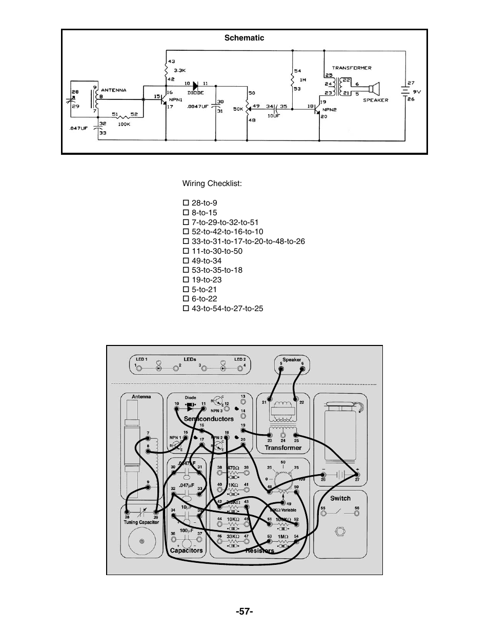 Elenco Electronic Playground 50-in-1 Experiments User Manual | Page 57 / 72