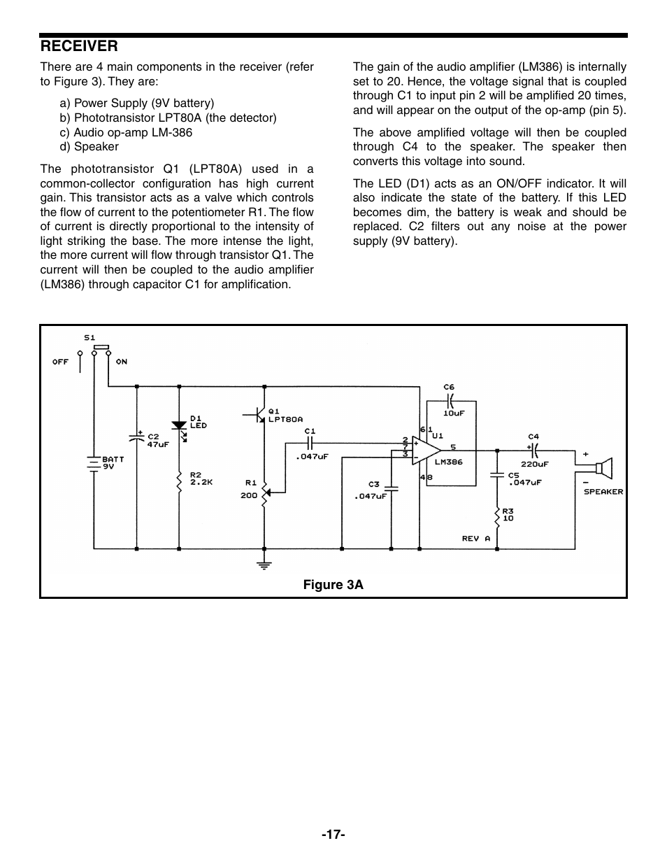 Elenco Fiber Optics Voice and Data Kit User Manual | Page 18 / 24