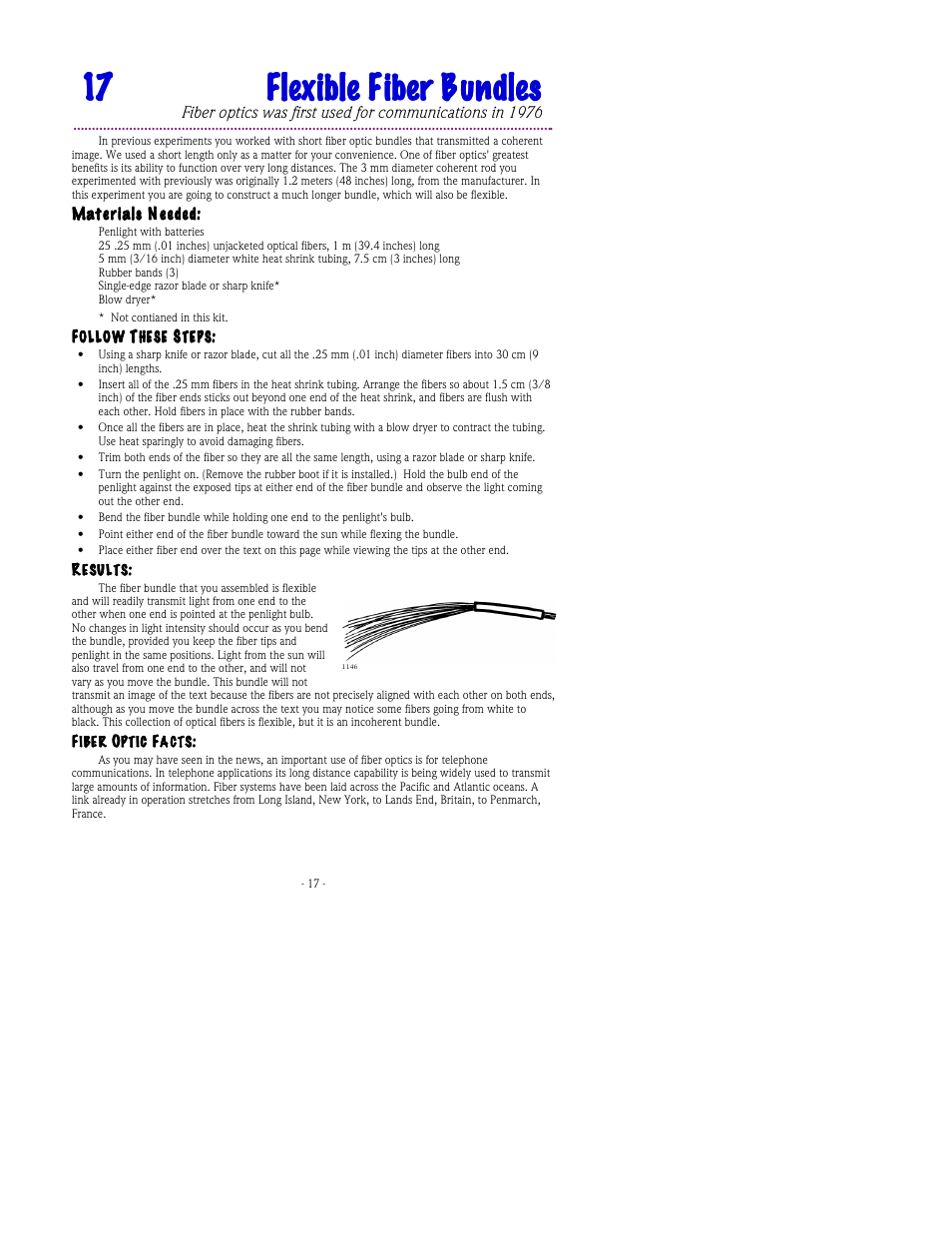 Elenco Fiber Optics Voice Data Kit User Manual | Page 22 / 30