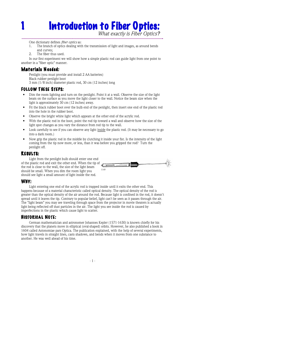 Elenco Fiber Optics Voice Data Kit User Manual | Page 6 / 30