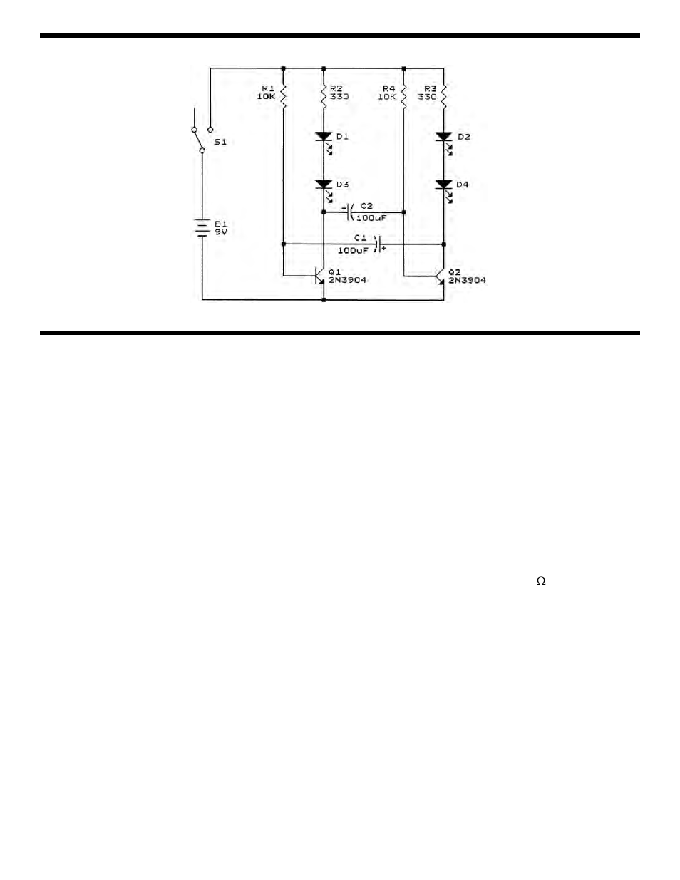 Schematic diagram, Troubleshooting | Elenco LED Robot Blinker User Manual | Page 7 / 8