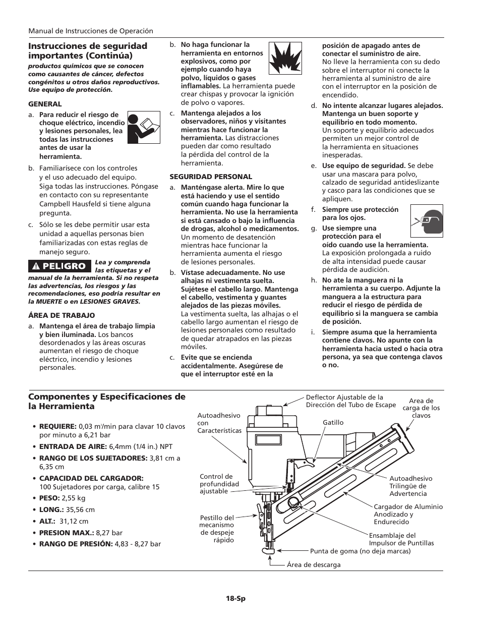 Campbell Hausfeld IN715501AV User Manual | Page 18 / 24