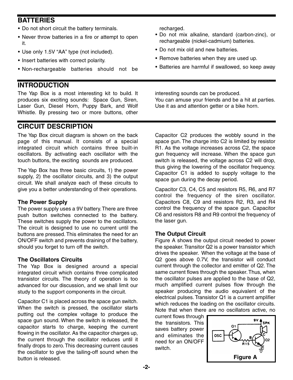 Elenco Yap Box User Manual | Page 3 / 8