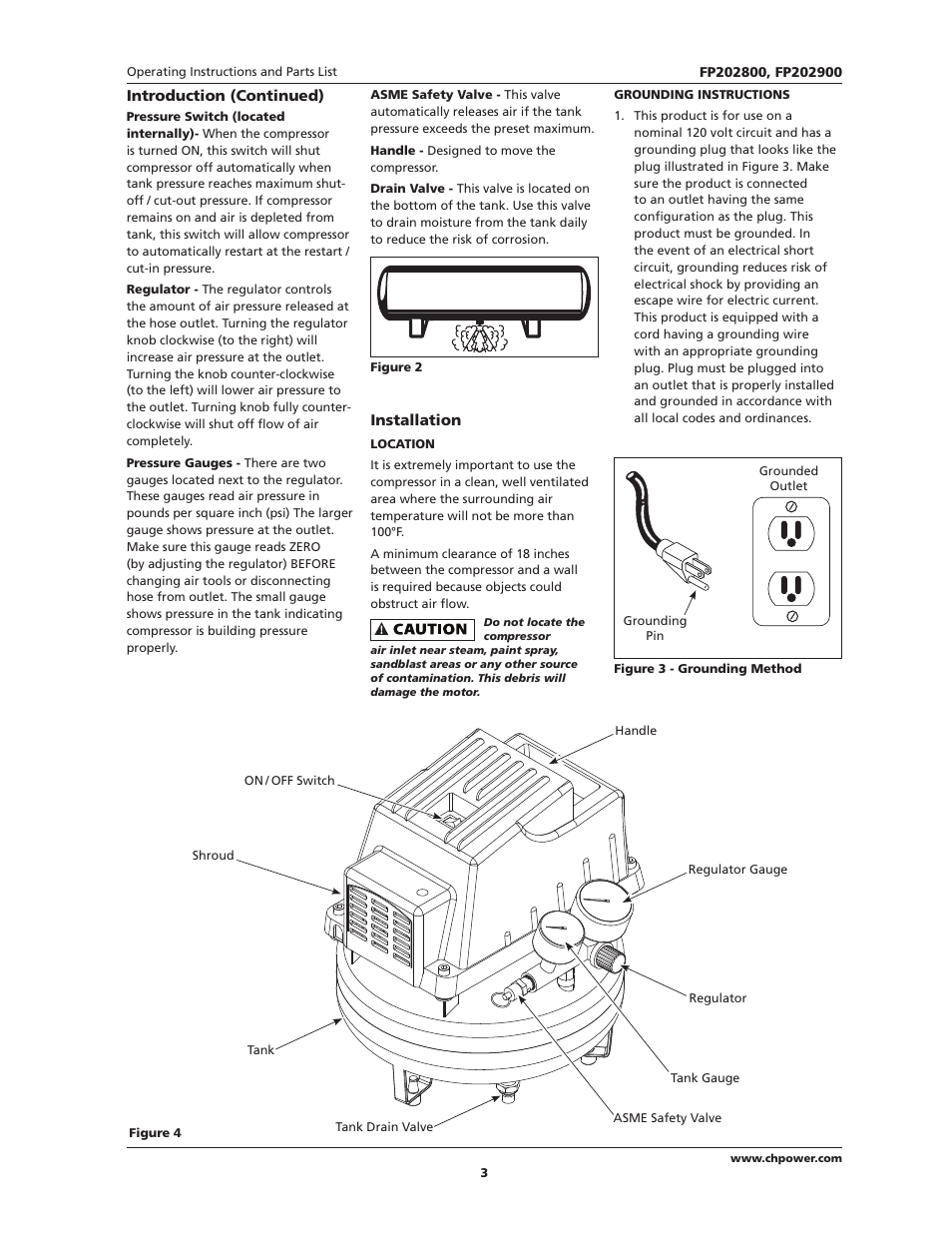 Campbell Hausfeld IN614206AV User Manual | Page 3 / 24