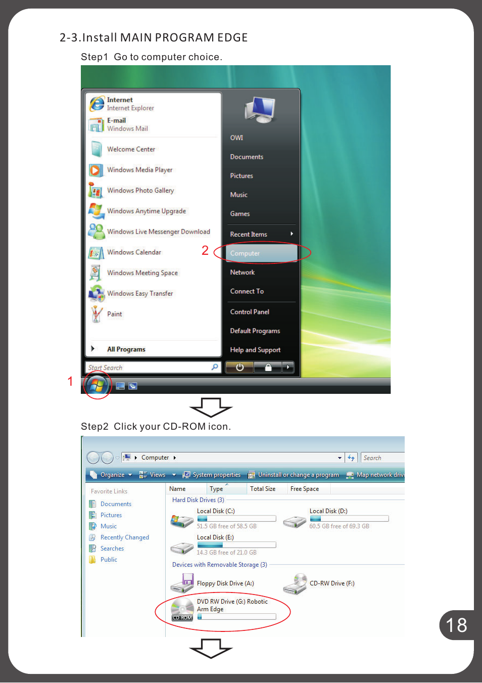 Elenco USB Interface for Robotic Arm Edge User Manual | Page 21 / 44