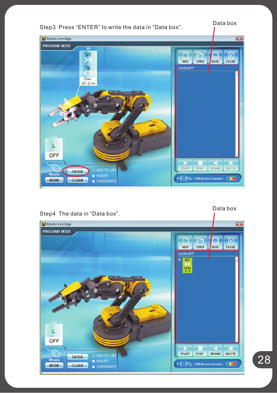 Elenco USB Interface for Robotic Arm Edge User Manual | Page 31 / 44