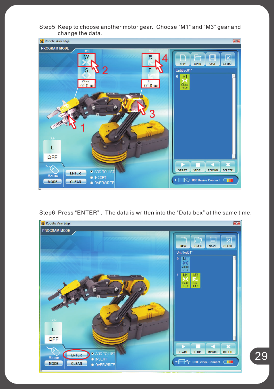Elenco USB Interface for Robotic Arm Edge User Manual | Page 32 / 44