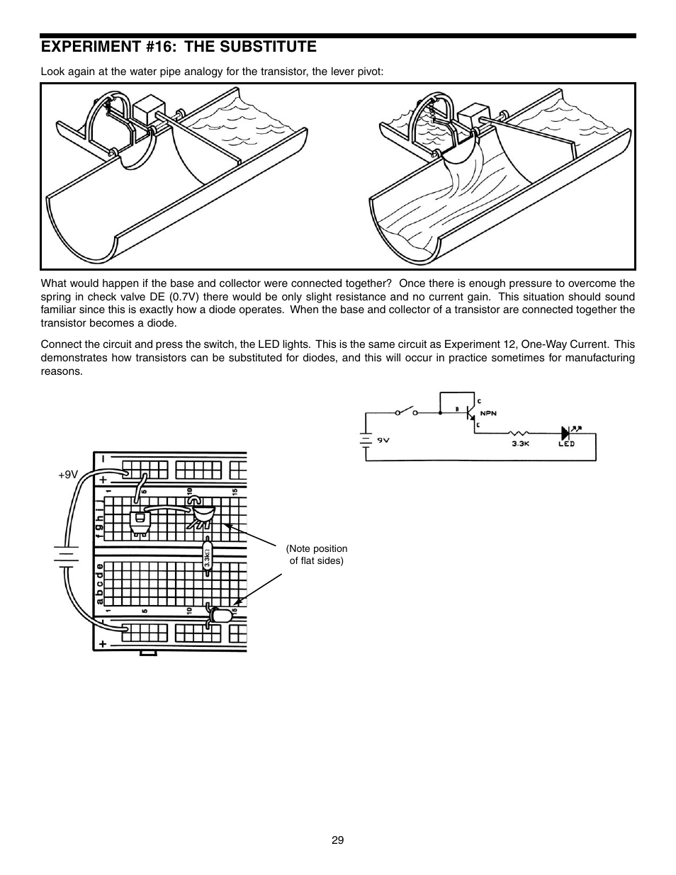 Experiment #16: the substitute | Elenco Basic Electronic Experiments User Manual | Page 29 / 72