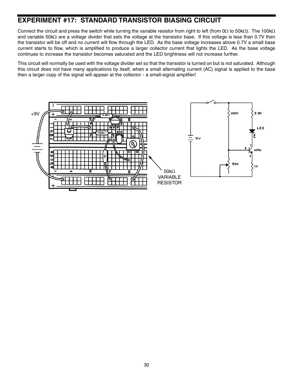 Elenco Basic Electronic Experiments User Manual | Page 30 / 72