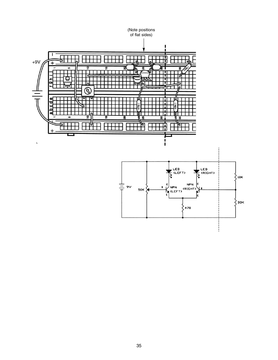 35 +9v | Elenco Basic Electronic Experiments User Manual | Page 35 / 72