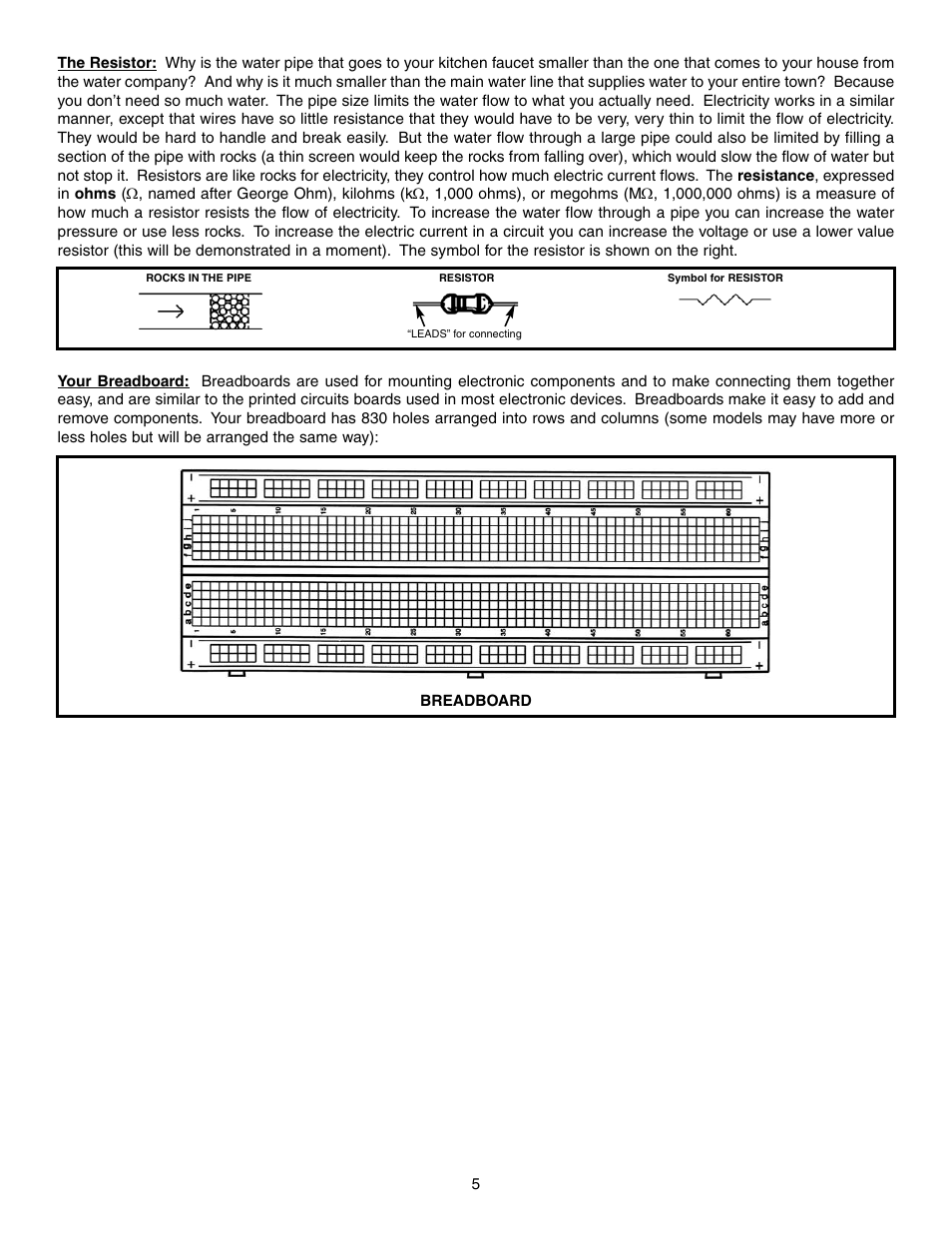 Elenco Basic Electronic Experiments User Manual | Page 5 / 72