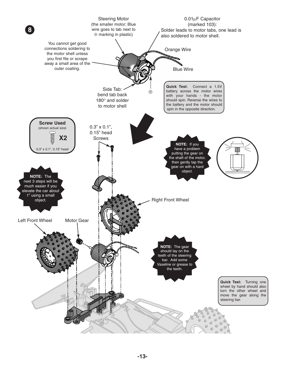 Elenco Radio Controlled Car Soldering User Manual | Page 14 / 36