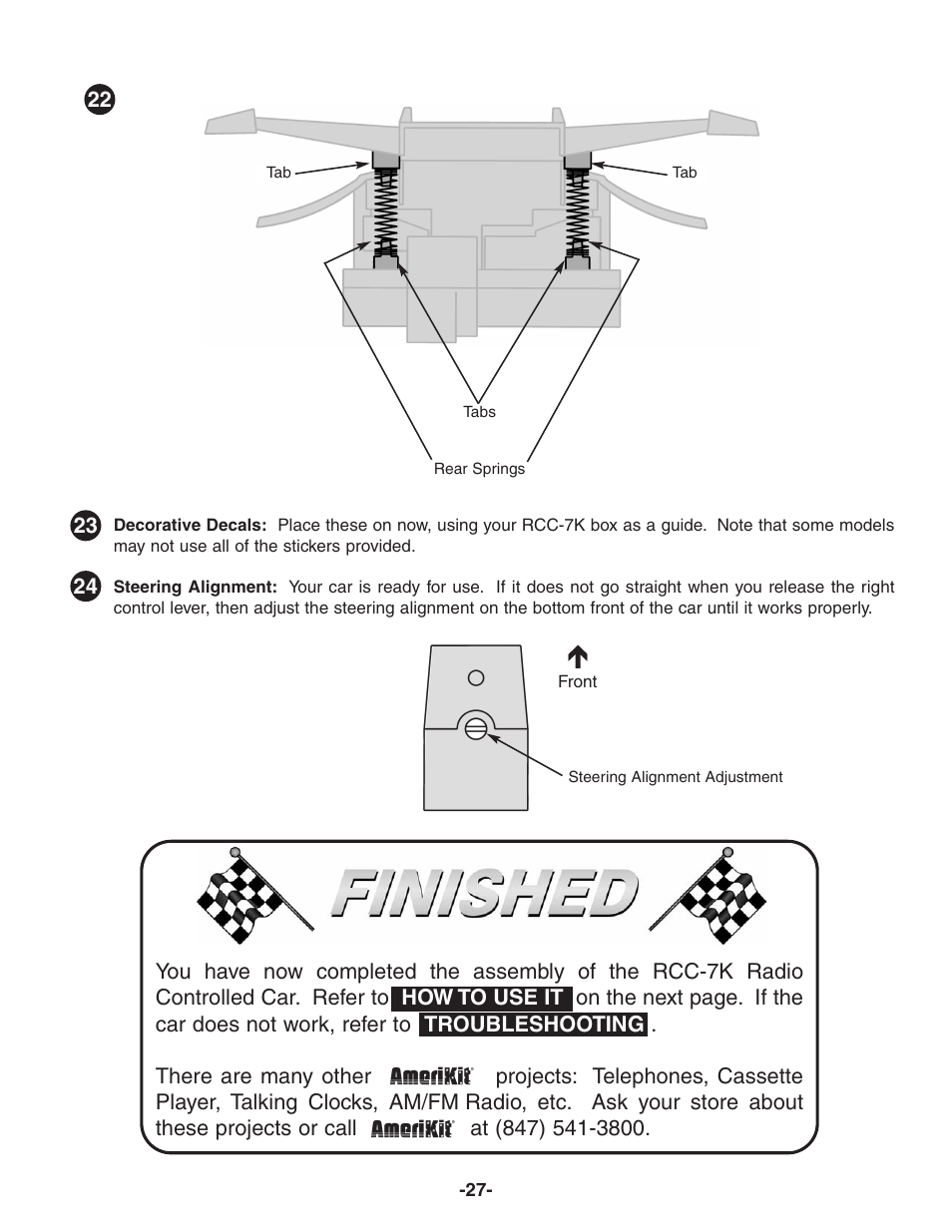 Elenco Radio Controlled Car Soldering User Manual | Page 28 / 36