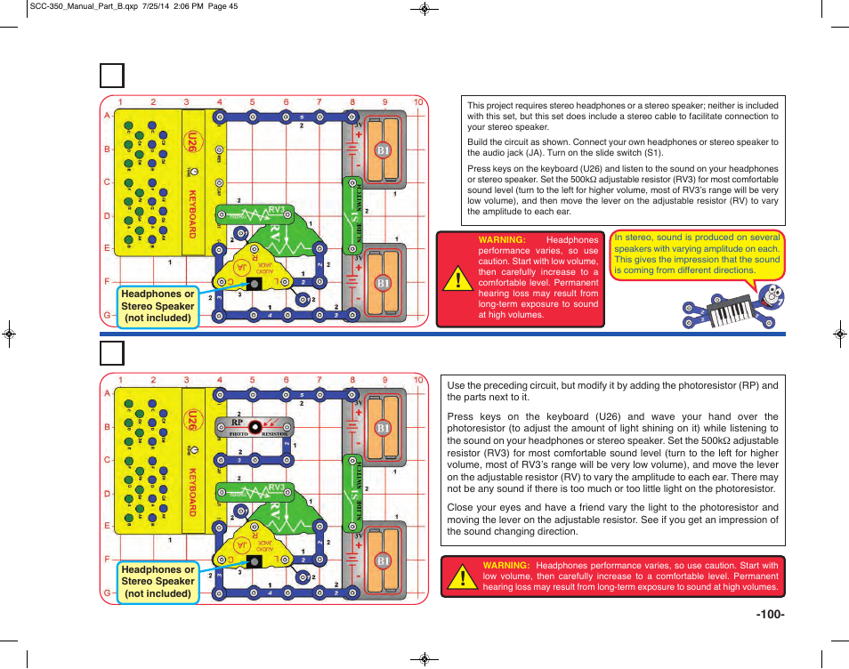 Elenco Snap Circuits® Deluxe Sound & Light Combo User Manual | Page 101 / 168