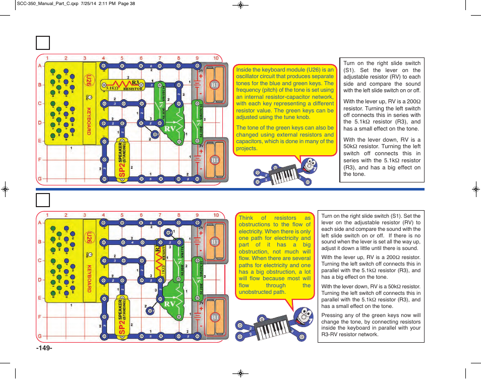 Elenco Snap Circuits® Deluxe Sound & Light Combo User Manual | Page 150 / 168