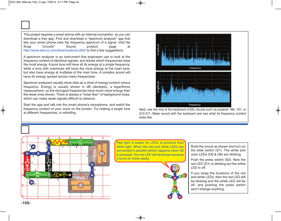 Elenco Snap Circuits® Deluxe Sound & Light Combo User Manual | Page 156 / 168
