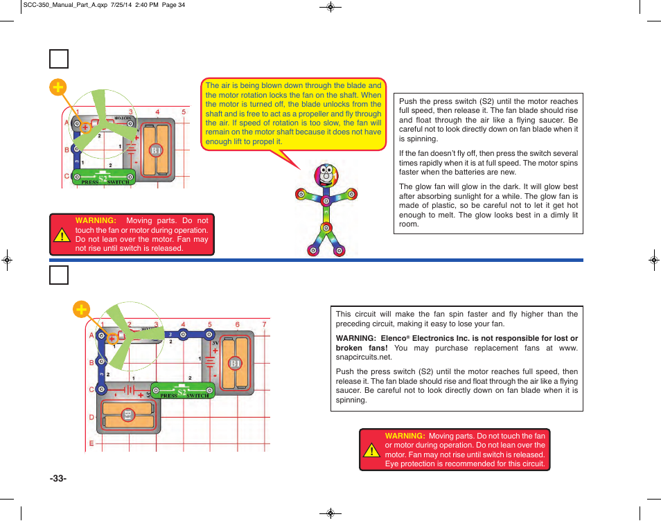 Elenco Snap Circuits® Deluxe Sound & Light Combo User Manual | Page 34 / 168